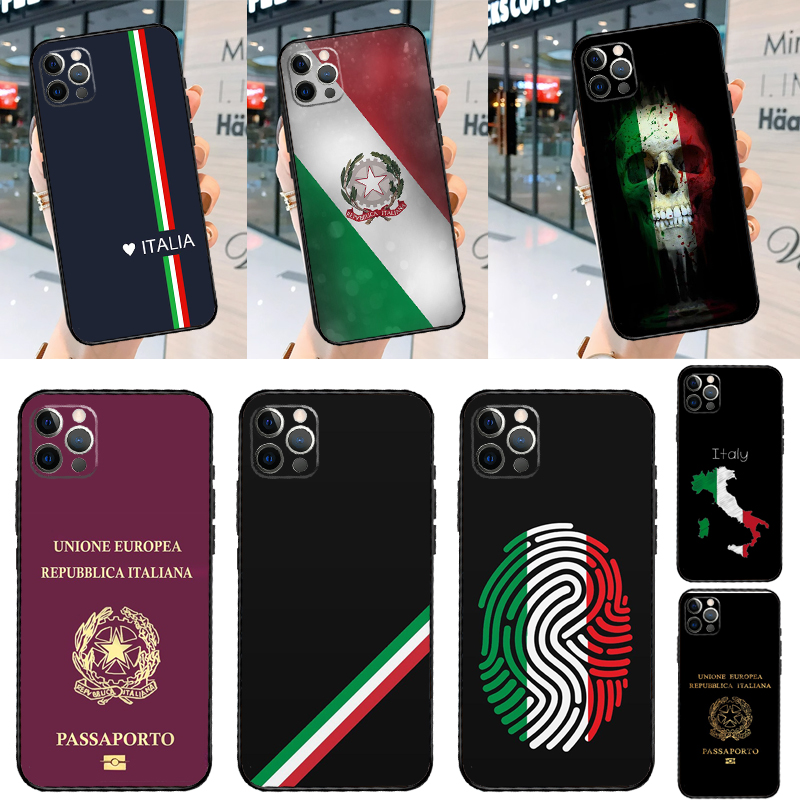 Oppo Reno 12 - Custodia con bandiera italiana per OPPO